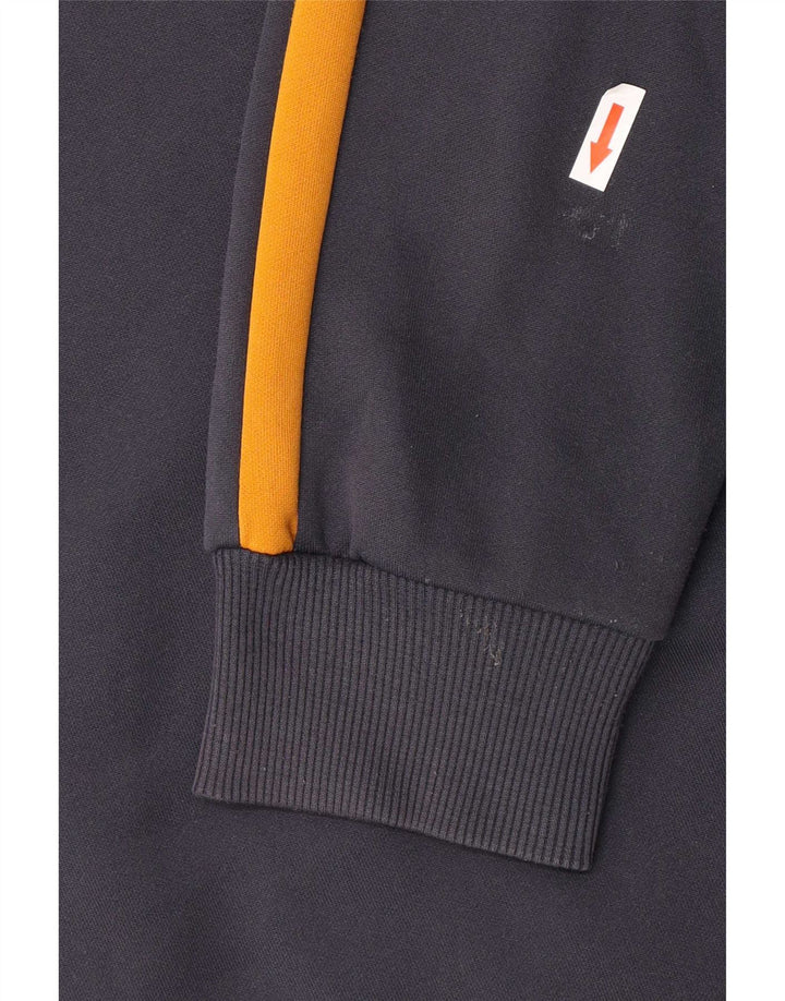 Giacca da tuta da uomo Puma Large in poliestere color block blu navy