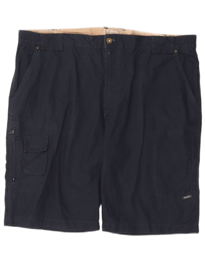 Pantaloncini cargo da uomo Brugi 2XL W44 cotone blu navy