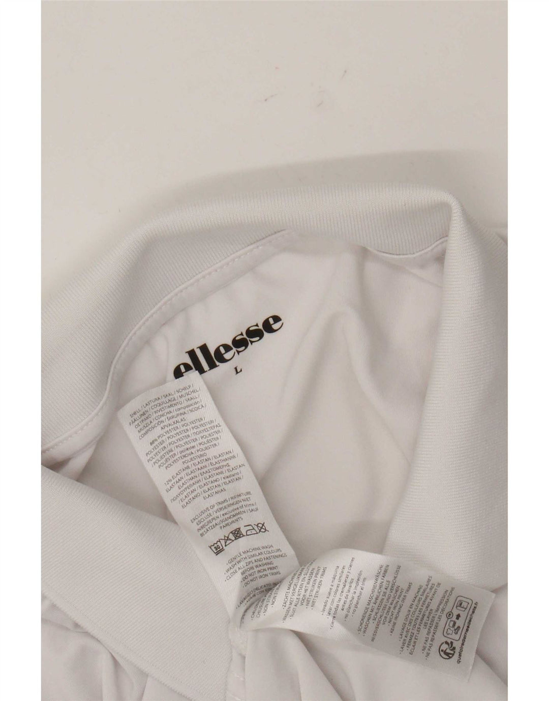 Polo da uomo Ellesse grande bianca in poliestere