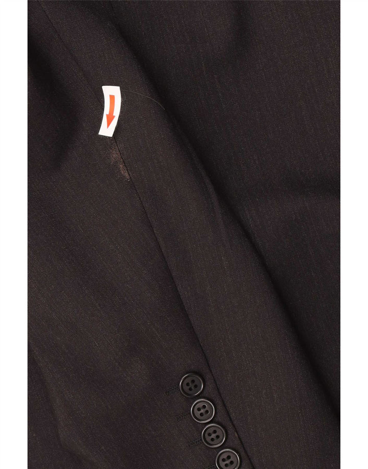 Giacca Blazer 3 Bottoni Valentino Uomo IT 56 3XL Lana Vergine Marrone