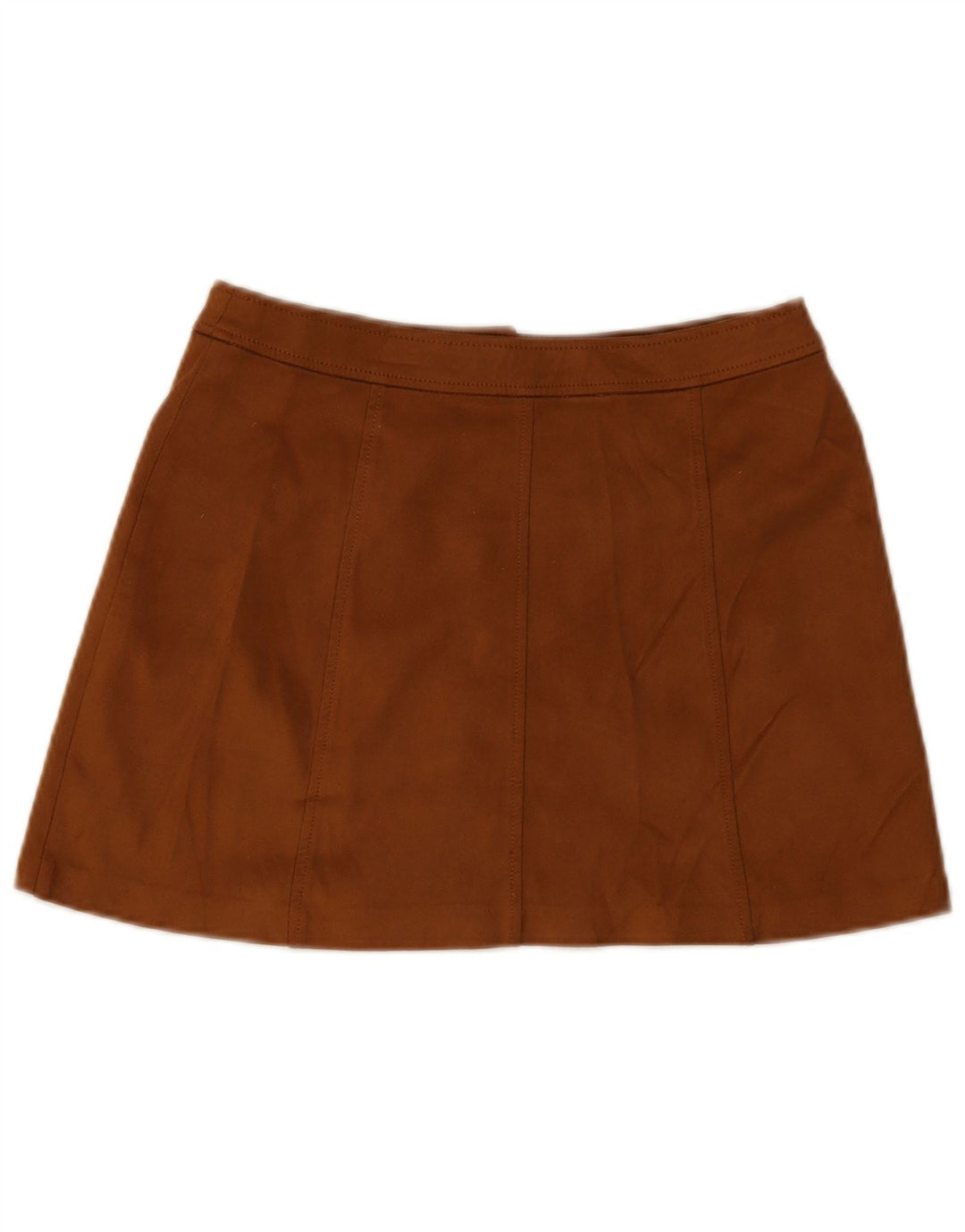 Minigonna da donna Zara media W28 poliestere marrone