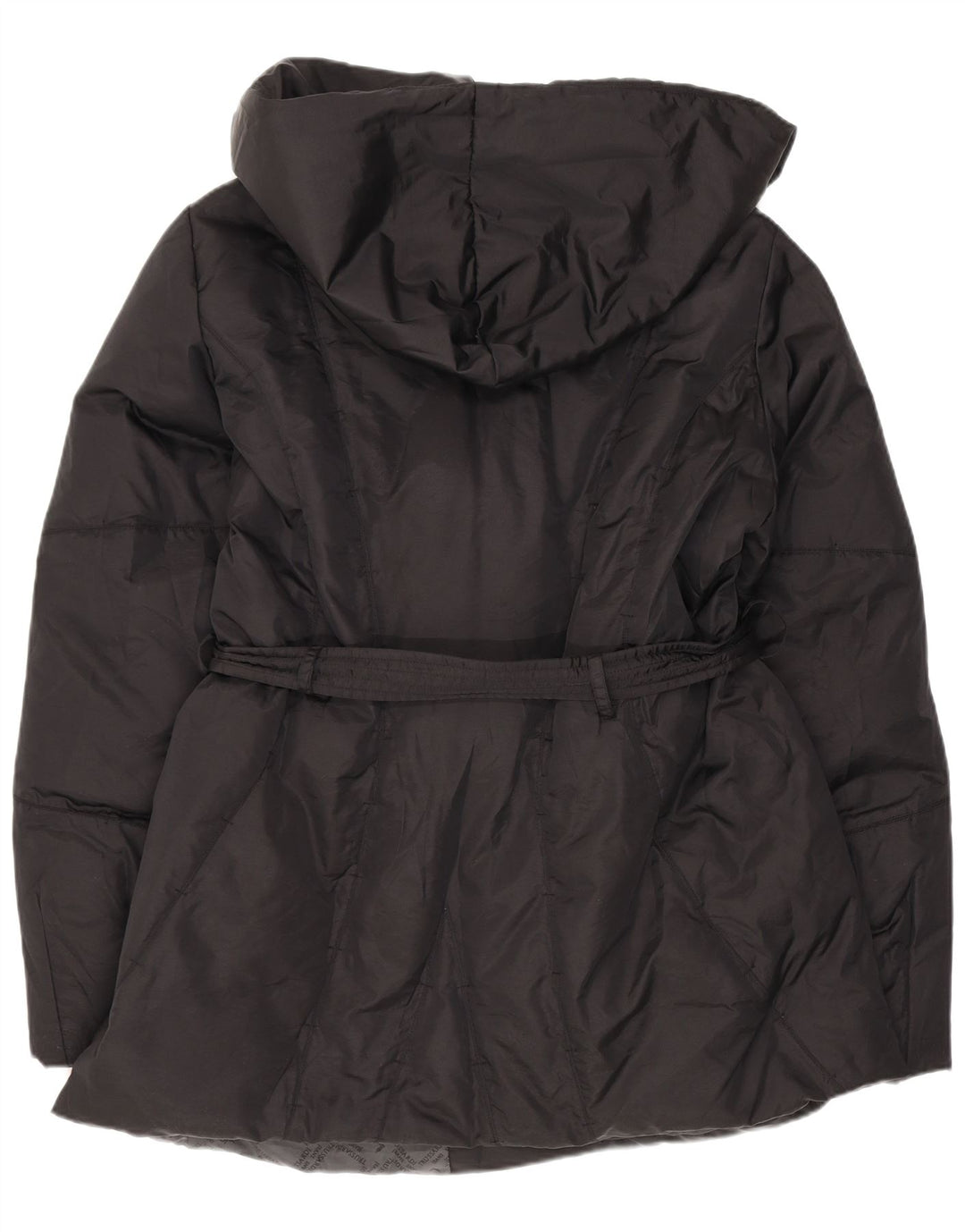 Piumino Donna Trussardi Jeans con Cappuccio IT 48 XL Nero