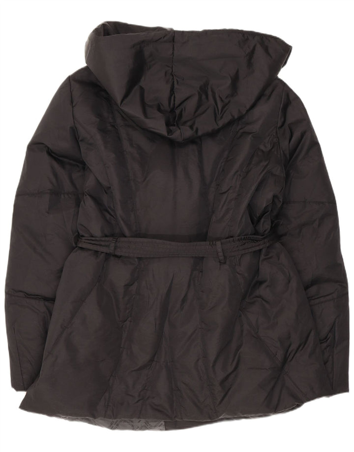 Piumino Donna Trussardi Jeans con Cappuccio IT 48 XL Nero