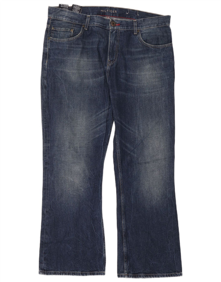 Jeans bootcut da uomo Tommy Hilfiger W36 L30 cotone blu