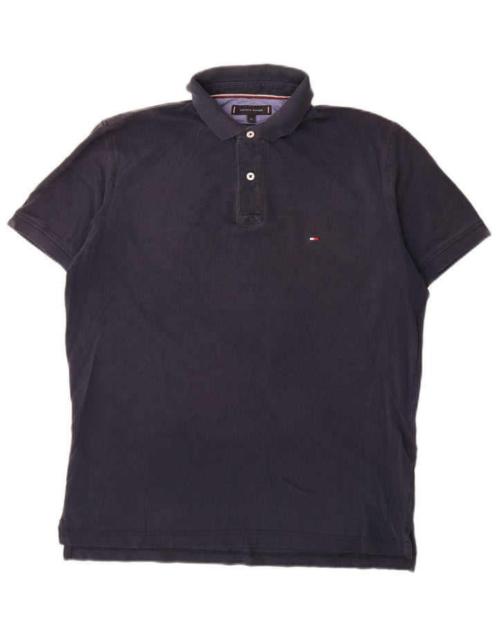 Polo da uomo vestibilità regolare Tommy Hilfiger blu navy medio
