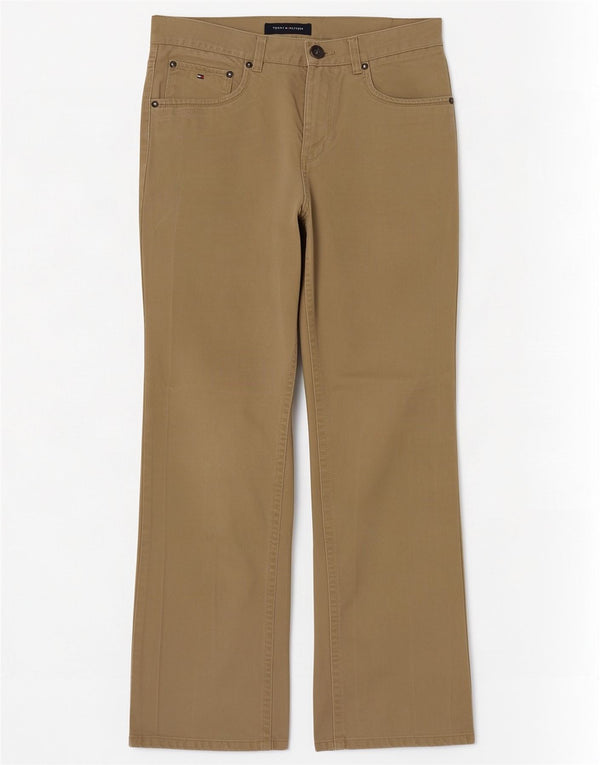 Jeans bootcut da uomo Tommy Hilfiger W30 L30 cotone beige