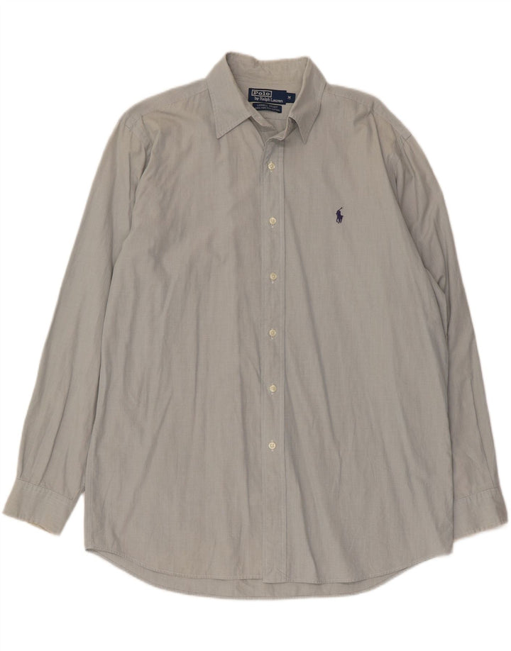 Polo Ralph Lauren Camicia Lowell da uomo in cotone a quadri grigio medio