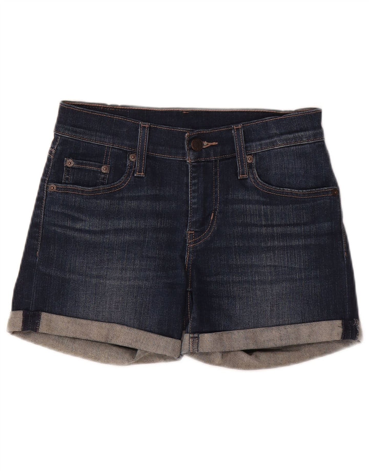 Pantaloncini di jeans da donna Levi's W25 XS cotone blu navy