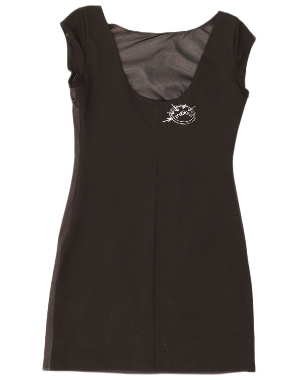 Abito tubino grafico da donna Desigual UK 12 medio nero