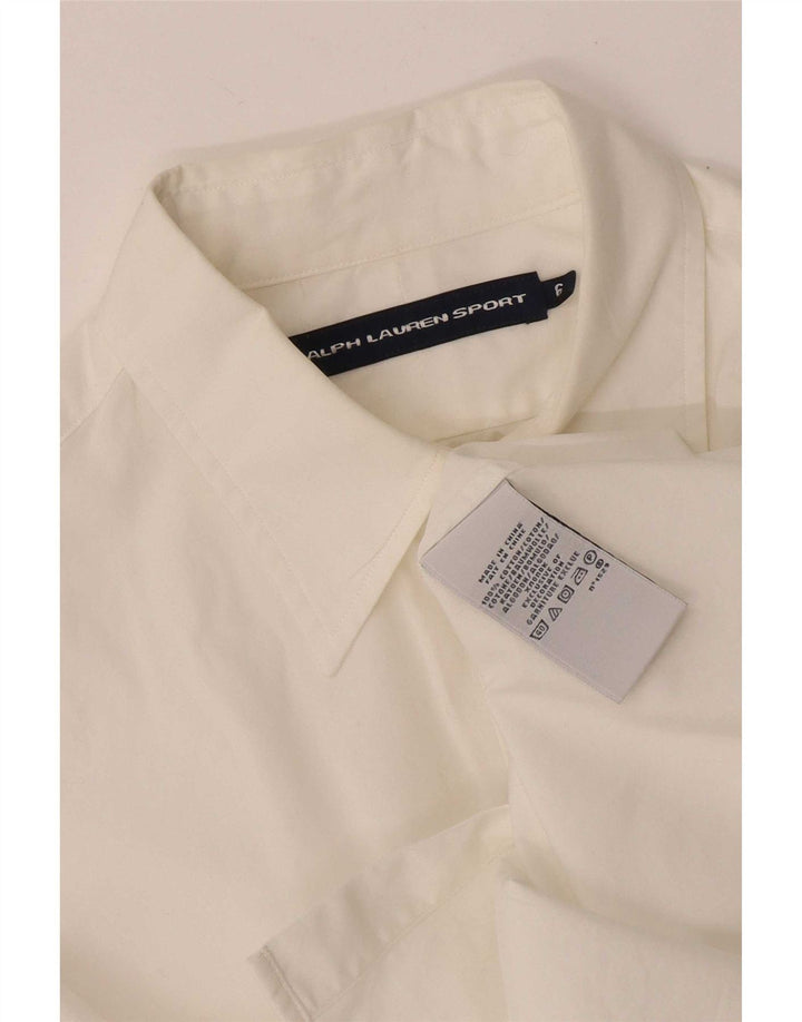 Camicia da donna Ralph Lauren US 6 cotone bianco medio