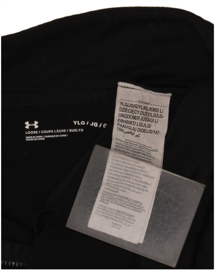 Giacca da tuta da ragazzo Under Armour 11-12 anni grande poliestere nero