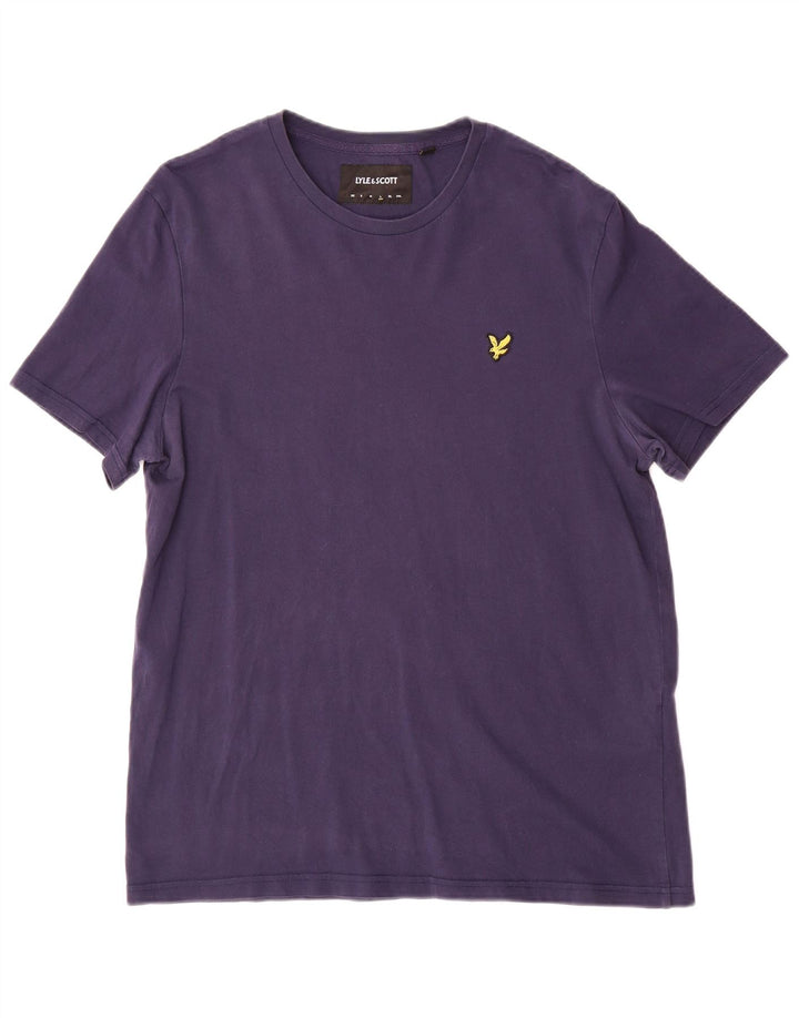 T-shirt da uomo LYLE & SCOTT Top Large in cotone blu navy