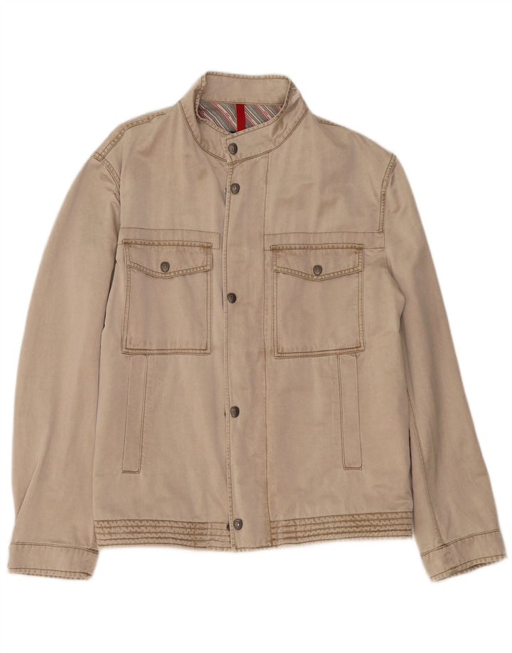 Giacca Utility Uomo Trussardi IT 56 3XL Poliestere Beige