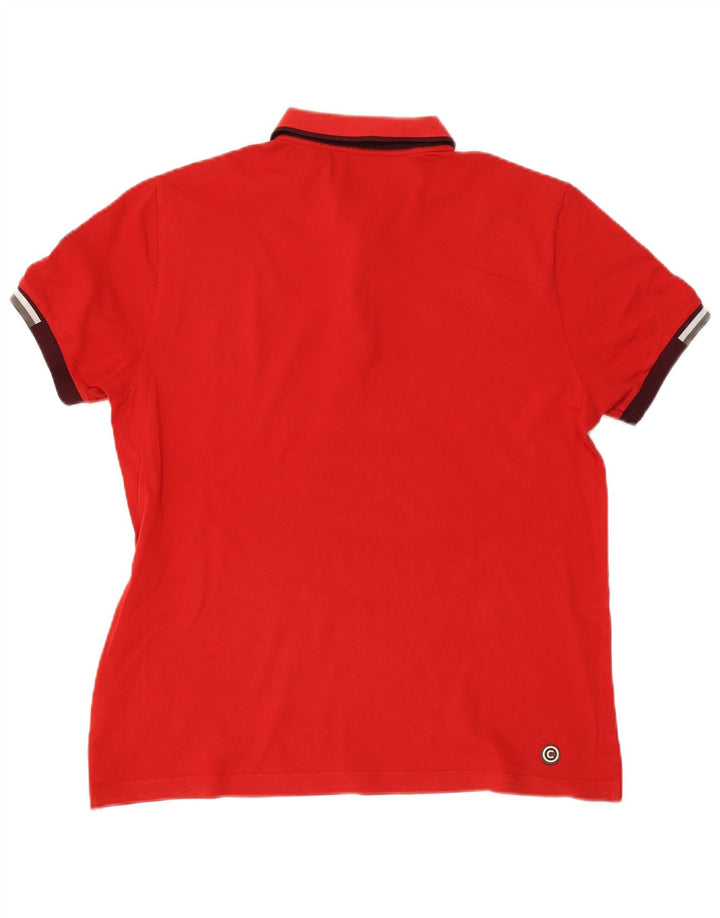 Polo da uomo Colmar 2XL in cotone rosso