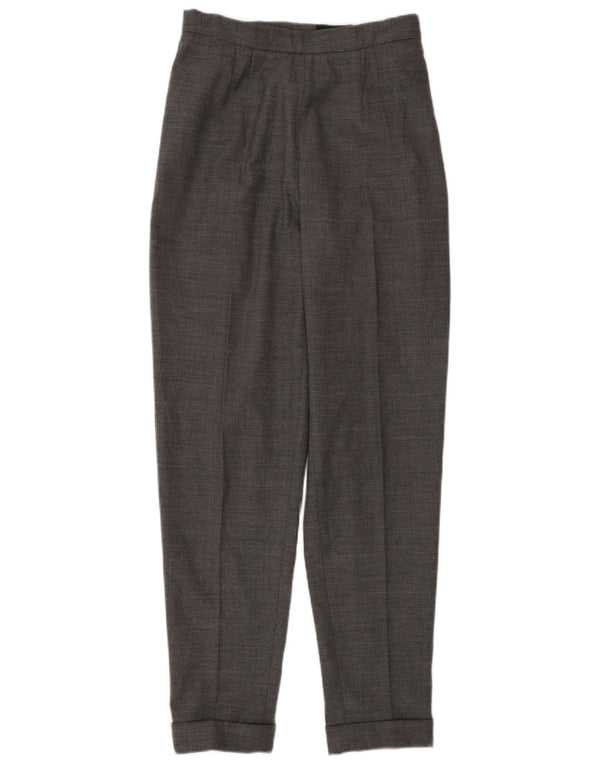 Pantaloni da abito affusolati a vita alta da donna Peserico IT 42 Medium W26 L30 Grigio