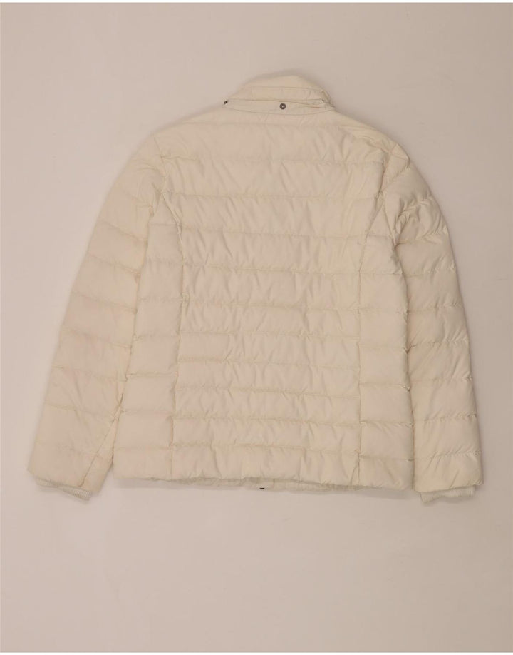Giacca imbottita da uomo Tommy Hilfiger UK 36 Small Poliestere bianco sporco