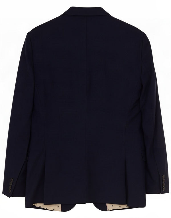 Zara Giacca blazer a 2 bottoni da uomo EU 50 Medio Blu navy