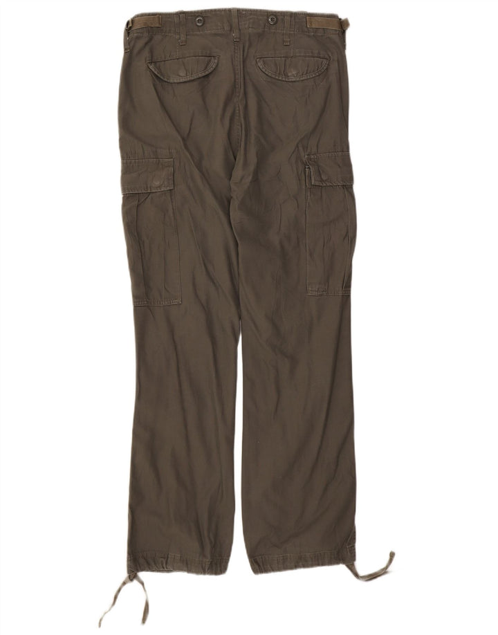 Pantaloni cargo cargo da donna Brandit W29 L29 cotone kaki