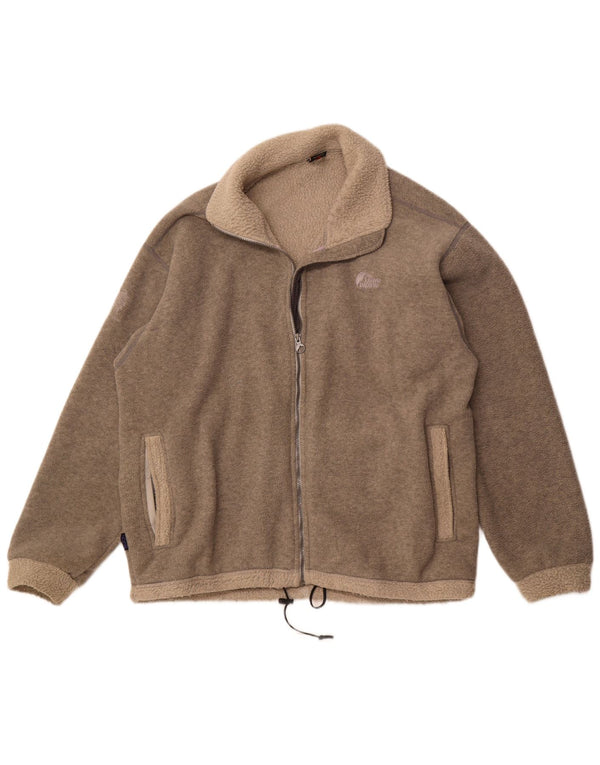 Giacca in pile da uomo LOWE ALPINE UK 42 XL Poliestere grigio