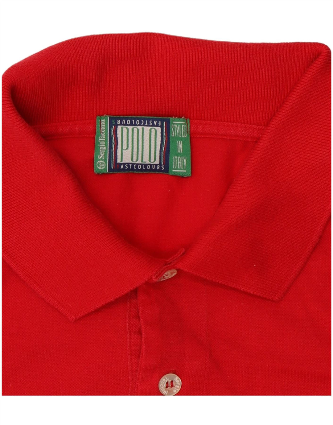 Polo Uomo Sergio Tacchini Grande Rossa In Cotone