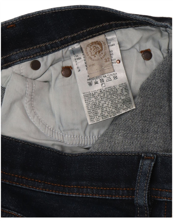 Jeans skinny da uomo DIESEL W32 L32 in cotone blu navy