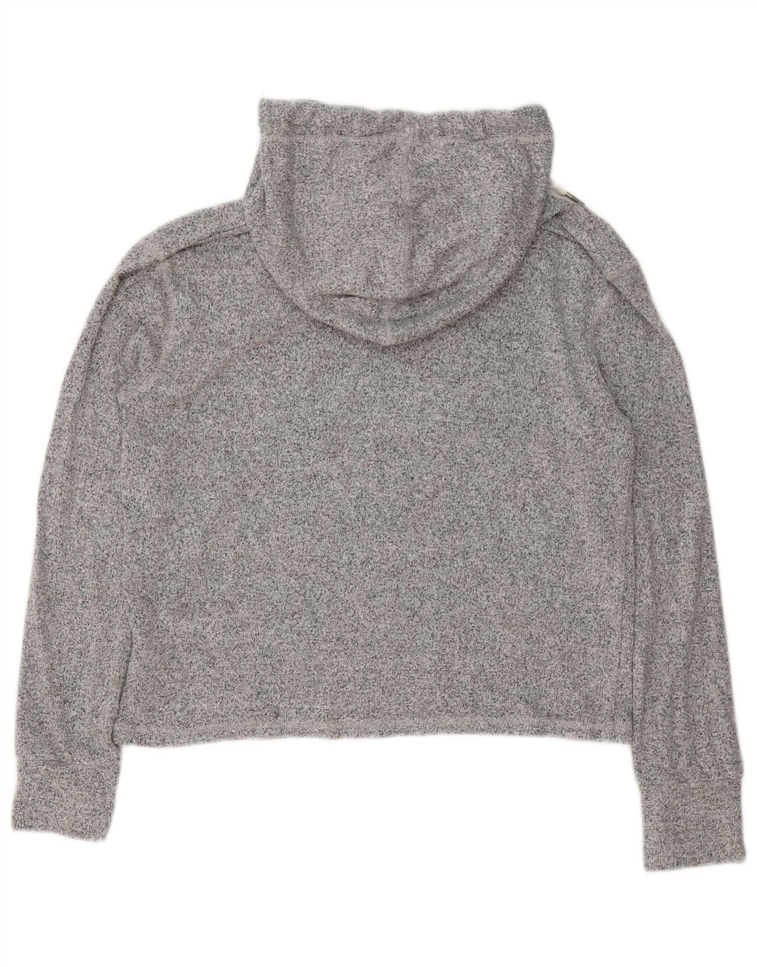 Felpa con cappuccio oversize grafica da donna Superdry UK 10 Small Grey Flecked