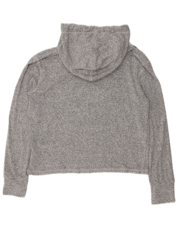 Felpa con cappuccio oversize grafica da donna Superdry UK 10 Small Grey Flecked