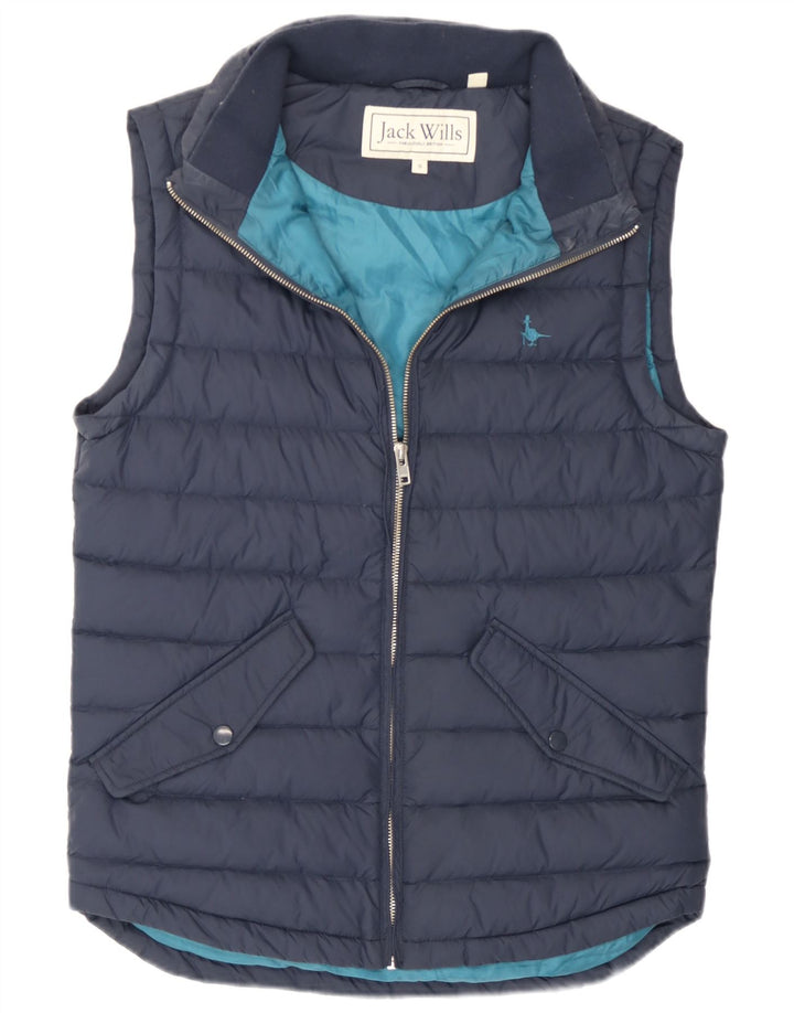Gilet imbottito da uomo Jack Wills UK 36 piccolo blu navy
