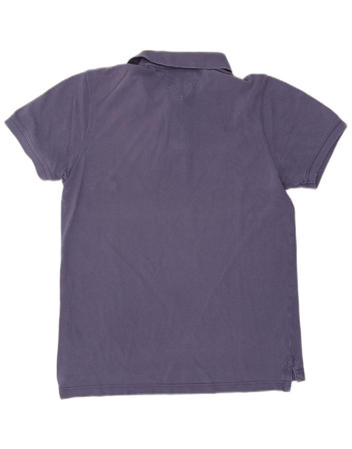 Polo da uomo Tommy Hilfiger grande in cotone blu navy