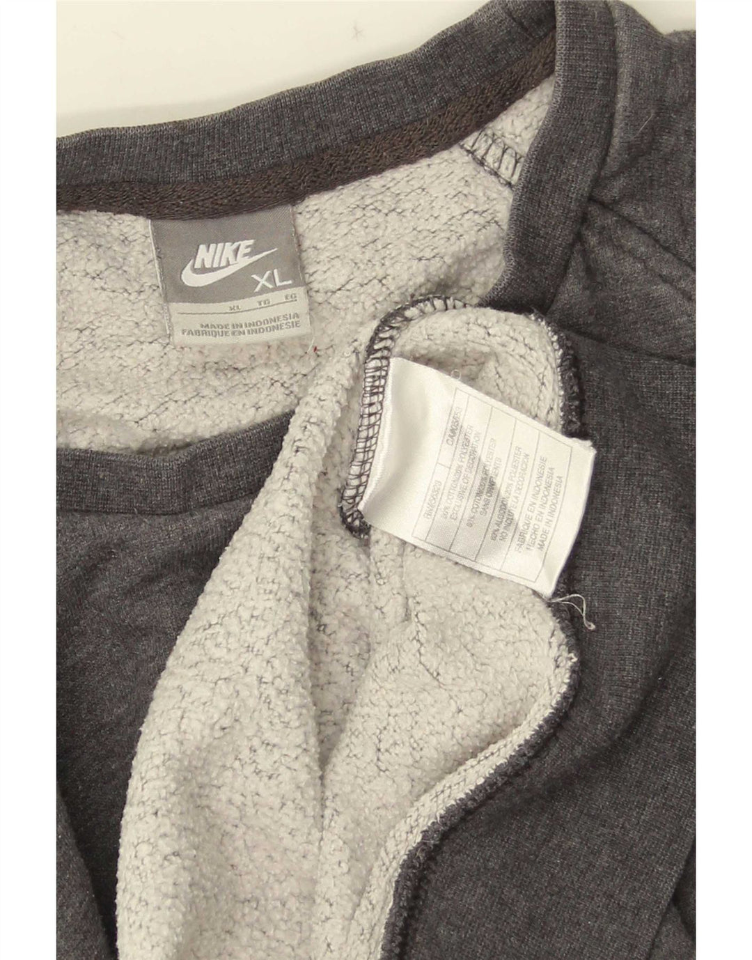 Felpa Nike Uomo Maglione XL Grigio Cotone