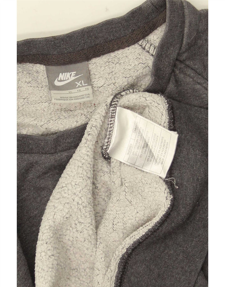 Felpa Nike Uomo Maglione XL Grigio Cotone