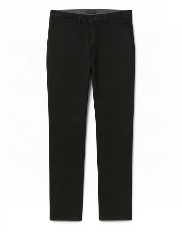 Pantaloni chino slim da uomo Gant W32 L32 cotone blu navy