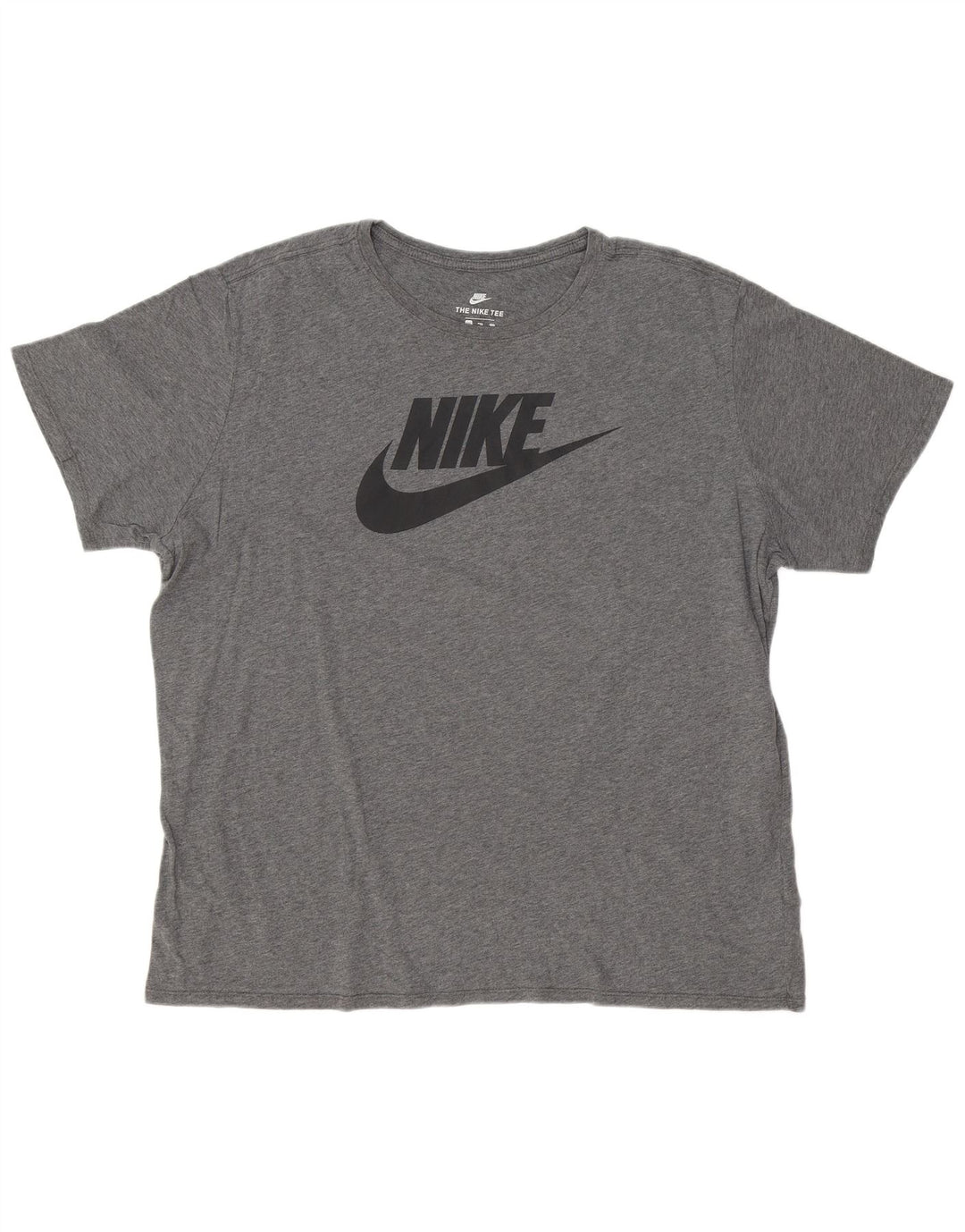 NIKE Mens Graphic T-Shirt Top 2XL Grey Cotton