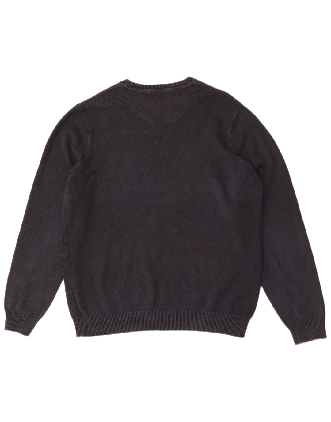 Maglione maglione girocollo da uomo Marks & Spencer vestibilità regolare nero medio