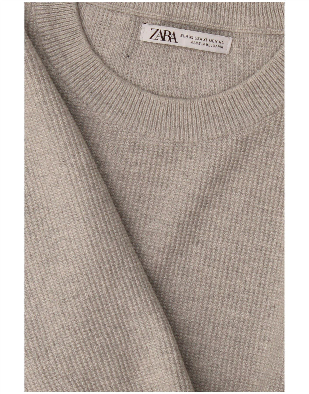 Maglione maglione girocollo da donna Zara UK 18 XL Grigio