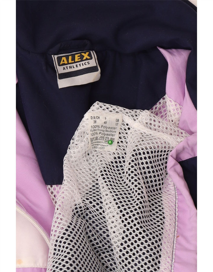 Giacca da tuta oversize da donna ALEX UK 12 Blocco colore viola medio
