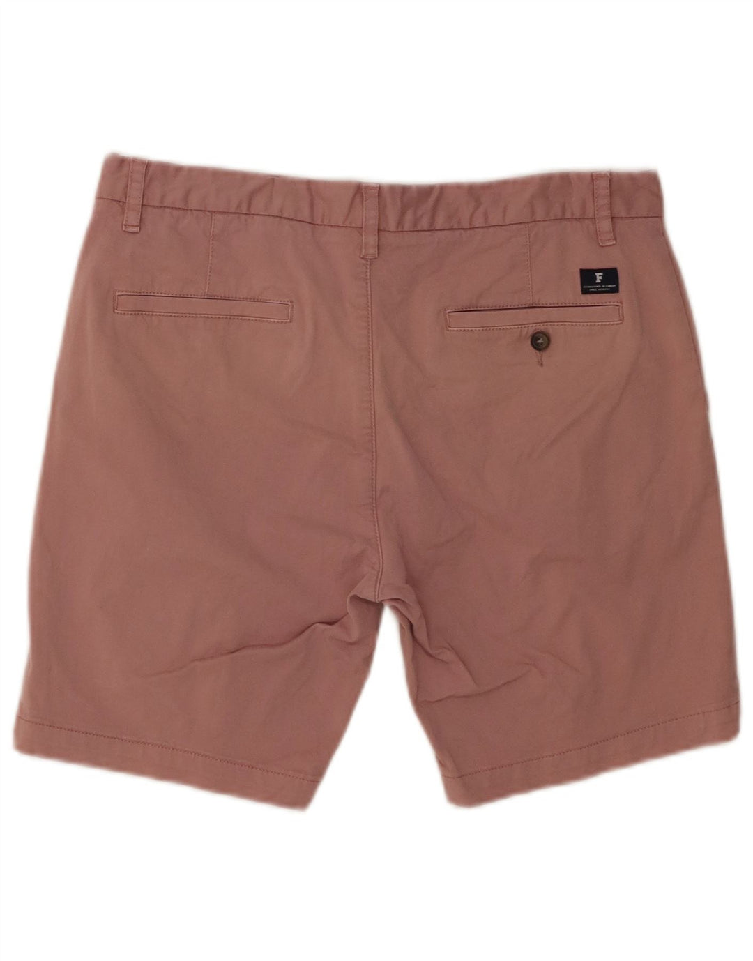 FRENCH CONNECTION Mens Chino Shorts W34 Large Pink Cotton