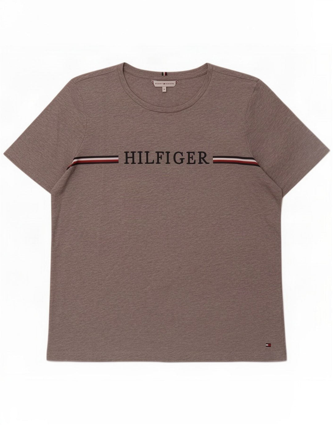 Tommy Hilfiger T-shirt grafica da uomo grigio medio