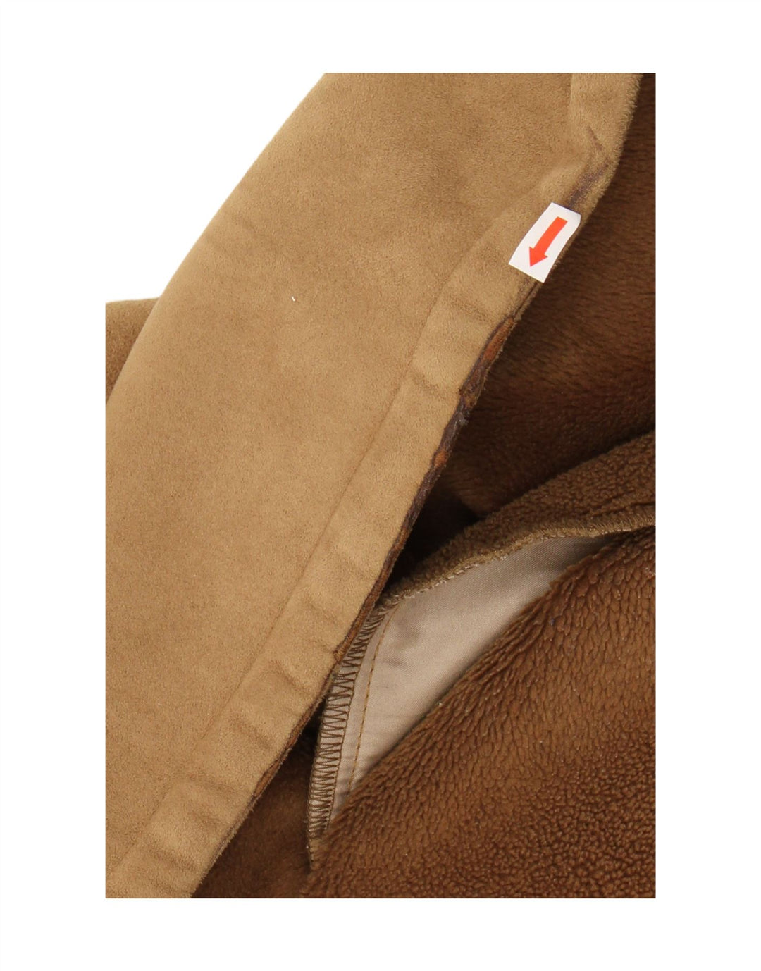 VINTAGE Mens Sherpa Jacket UK 40 Large Brown Vintage Vintage and Second-Hand Vintage from Messina Hembry 