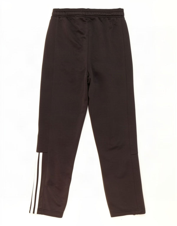 Pantaloni della tuta da ragazzo Adidas 11-12 anni in poliestere nero