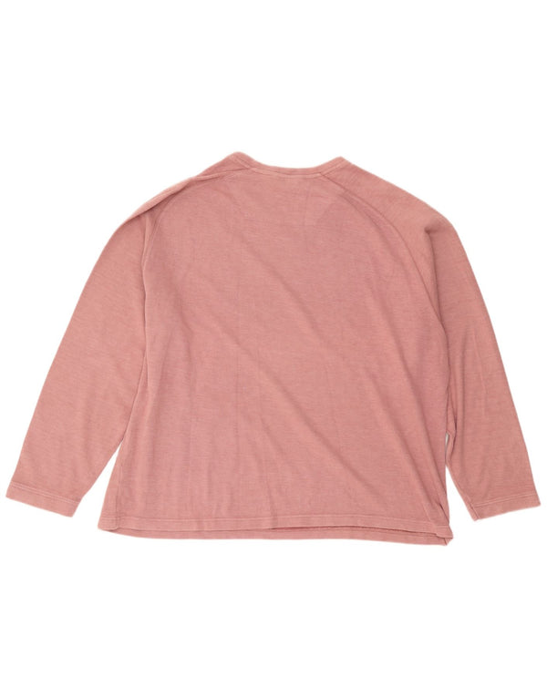 Maglione da uomo con scollo a V blu Harbour Marks & Spencer 2XL cotone rosa