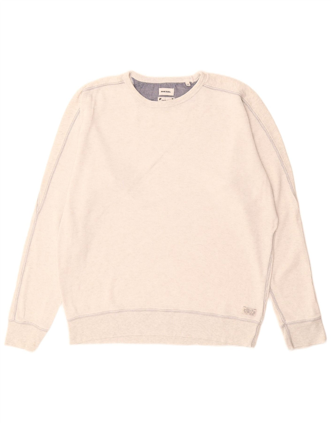 Felpa da uomo Diesel Jumper XL in cotone grigio