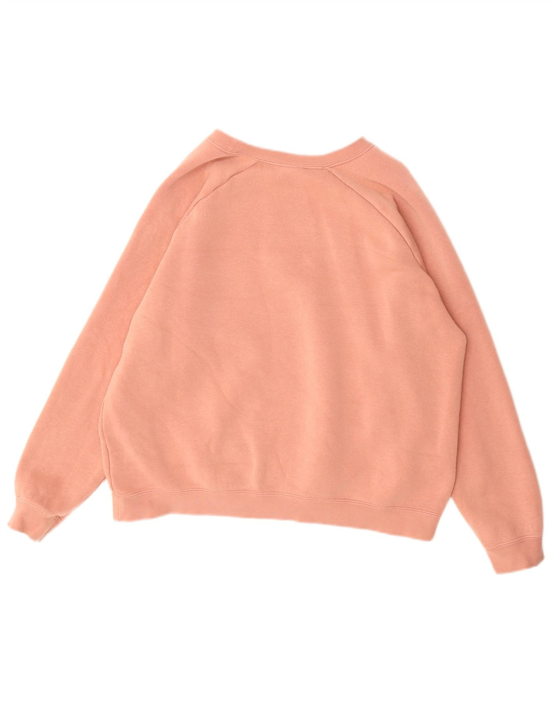 Felpa da donna NIKE maglione UK 16 grande cotone rosa