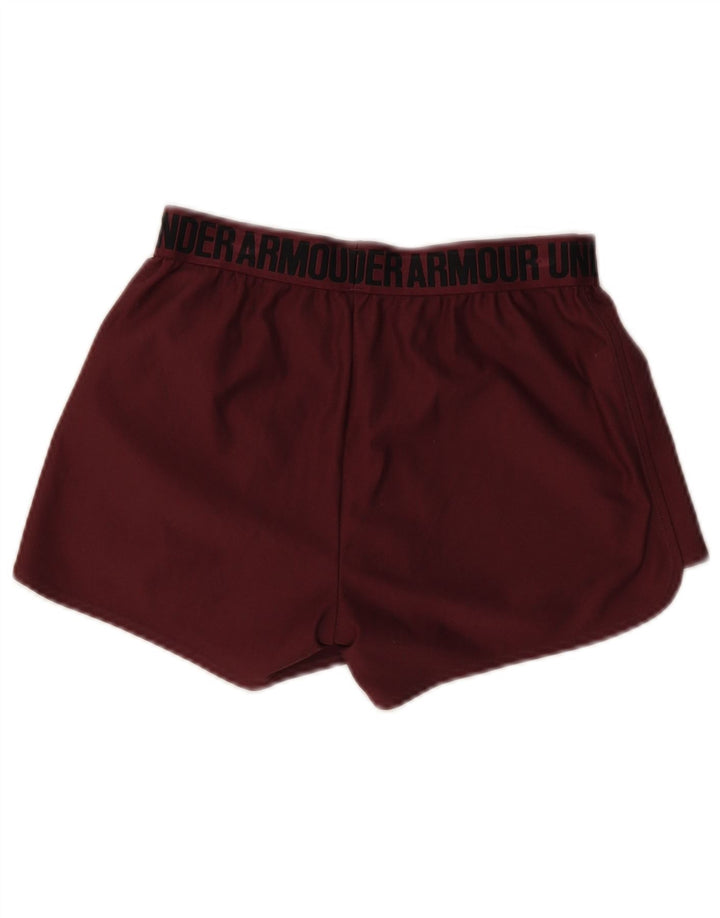 Pantaloncini sportivi grafici da donna Under Armour XS Bordeaux poliestere
