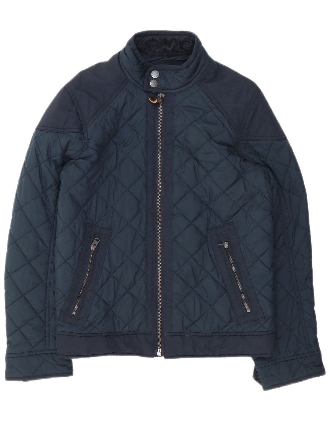 Giacca trapuntata da uomo Abercrombie & Fitch UK 36 Small Poliestere blu navy