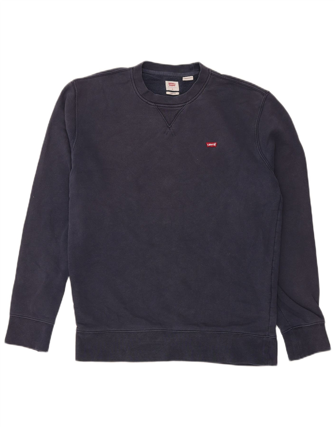 Felpa Levi's da uomo con vestibilità standard, in cotone blu navy medio