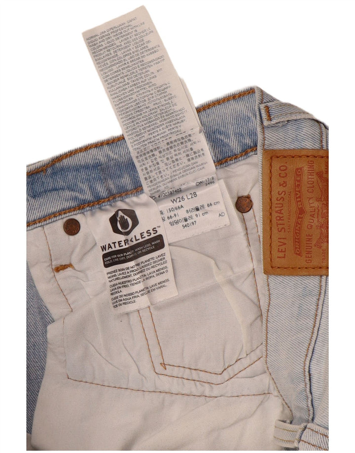 Jeans dritti 501 da donna Levi's W26 L28 cotone blu