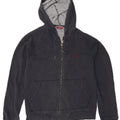 Maglione con cappuccio e zip da uomo Penguin blu medio