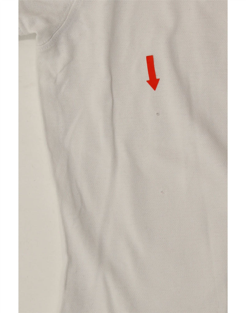 AVIREX Womens Polo Shirt UK 14 Large White Cotton Vintage Avirex and Second-Hand Avirex from Messina Hembry 