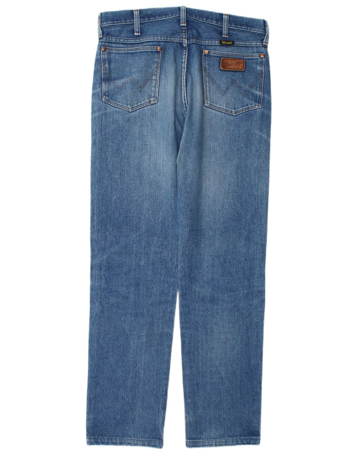 Jeans dritti da uomo Wrangler W32 L31 cotone blu
